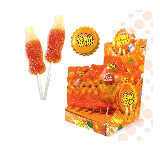 ORANGE JELLY SOUR LOLLIPOP